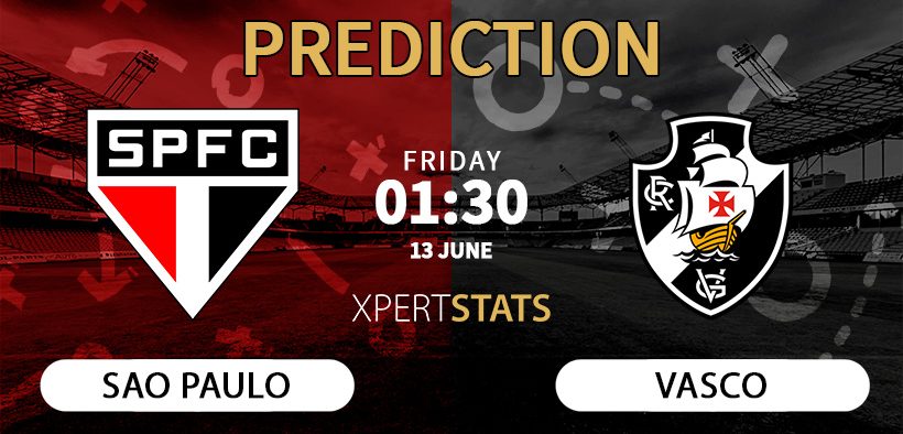 Sao Paulo vs Vasco Predictions 13.06.2025