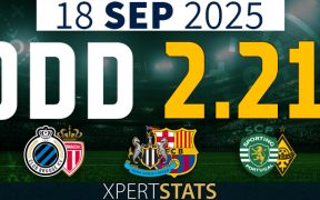 Football Accumulators Tips: 2 Odds 18.09.2025
