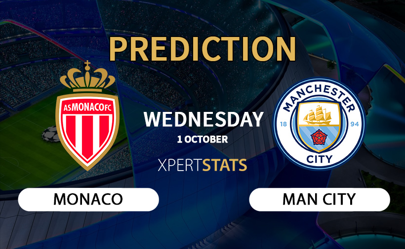 Monaco vs Manchester City Prediction Champions League 01.10.2025