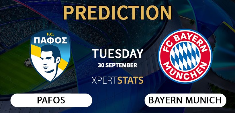 Pafos vs Bayern Munich Prediction Champions League 30.09.2025