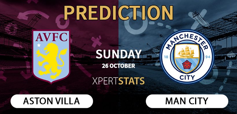 Aston Villa vs Manchester City Prediction Premier League 26.10.2025