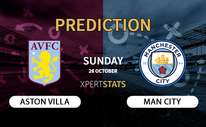 Aston Villa vs Manchester City Prediction Premier League 26.10.2025