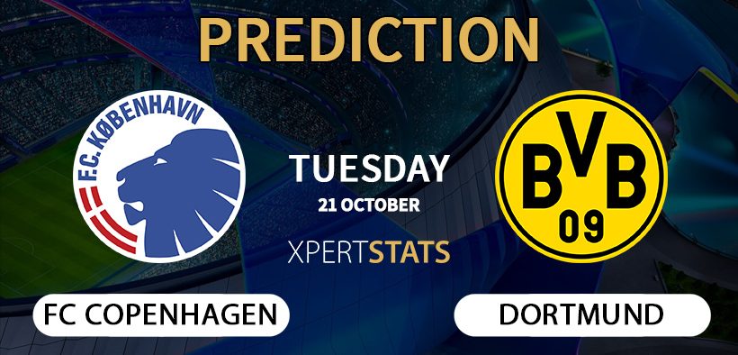 FC Copenhagen vs Dortmund Prediction Champions League 21.10.2025