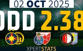 Football Accumulators Tips: 2 Odds 02.10.2025