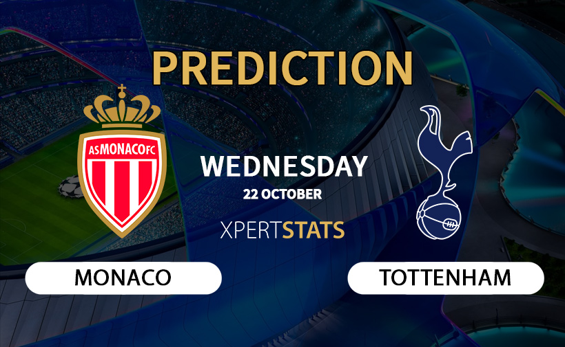 Monaco vs Tottenham Prediction Champions League 22.10.2025