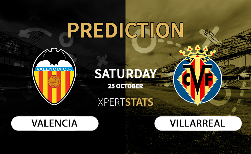 Valencia vs Villarreal Prediction LaLiga 25.10.2025