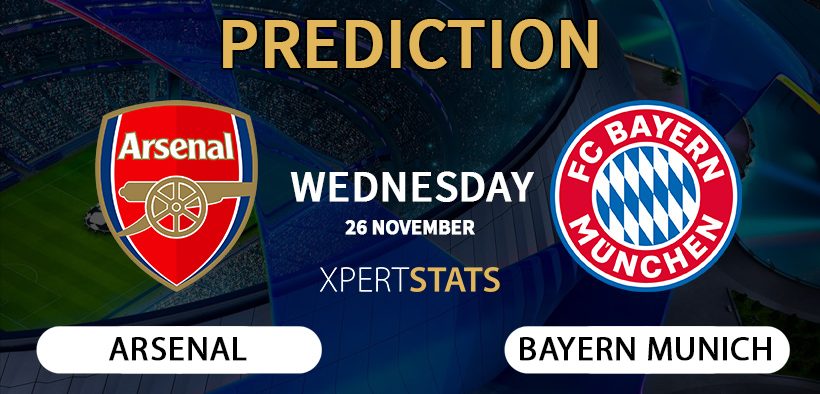 Arsenal vs Bayern Munich Prediction Champions League 26.11.2025
