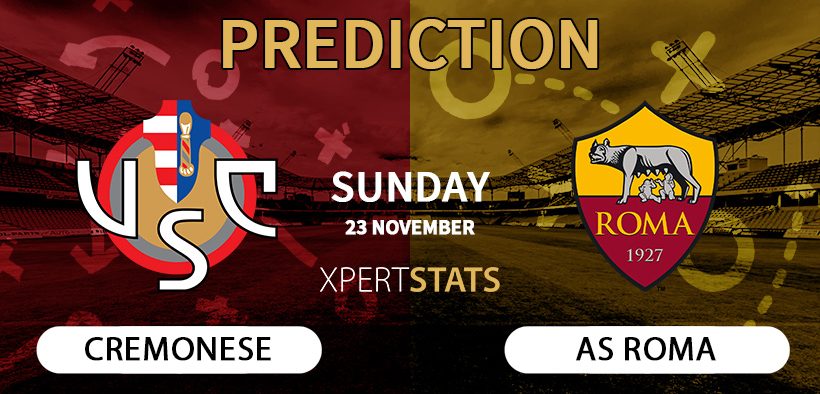 Cremonese vs AS Roma Prediction Serie A 23.11.2025
