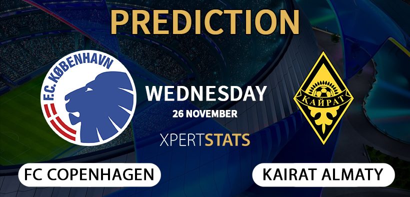 FC Copenhagen vs Kairat Almaty Prediction Champions League 26.11.2025