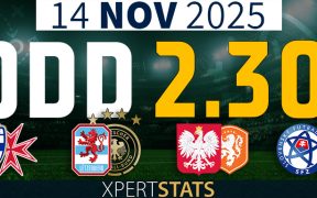 Football Accumulators Tips: 2 Odds 14.11.2025