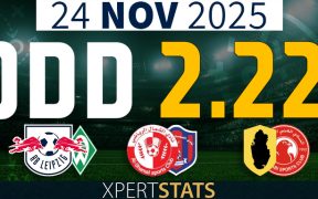 Football Accumulators Tips: 2 Odds 23.11.2025