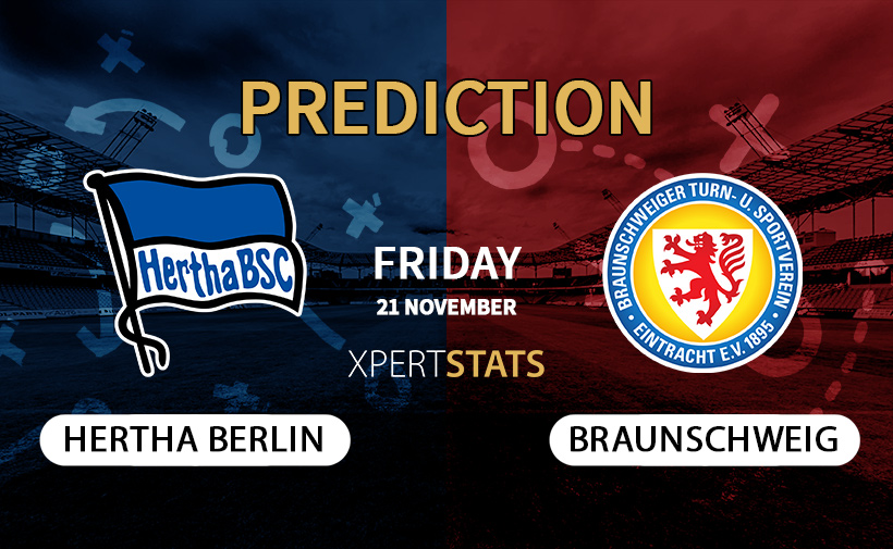Hertha Berlin vs Braunschweig Prediction 2. Bundesliga 21.11.2025