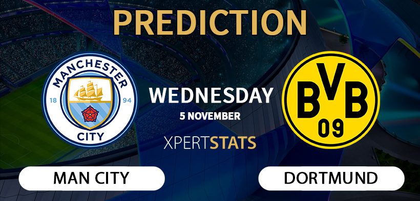 Manchester City vs Dortmund Prediction Champions League 05.11.2025