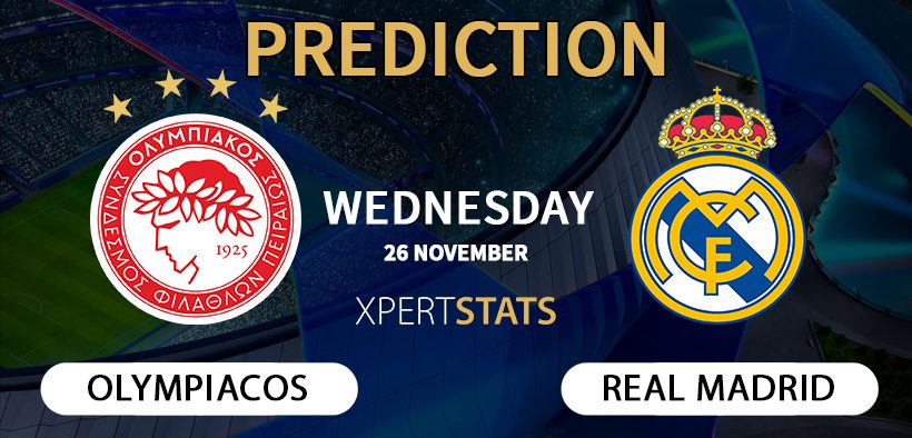 Olympiacos vs Real Madrid Prediction Champions League 26.11.2025