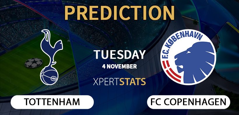 Tottenham vs FC Copenhagen Prediction Champions League 04.11.2025
