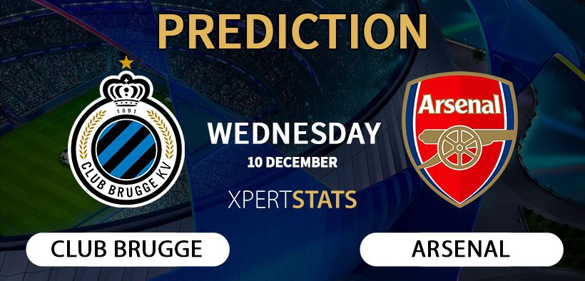 Club Brugge vs Arsenal Prediction Champions League 10.12.2025