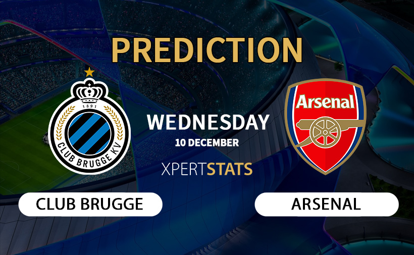Club Brugge vs Arsenal Prediction Champions League 10.12.2025