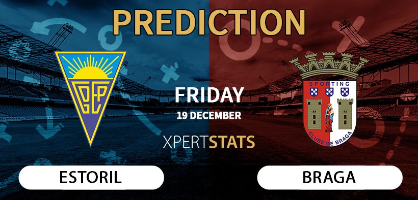 Estoril vs Braga Prediction Liga Portugal 19.12.2025