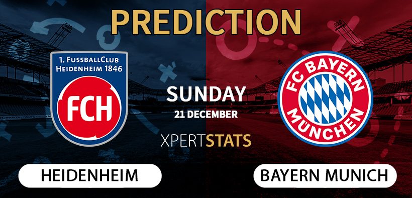 Heidenheim vs Bayern Munich Prediction Bundesliga 21.12.2025
