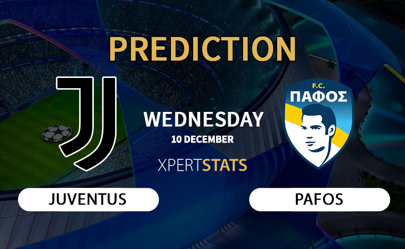 Juventus vs Pafos Prediction Champions League 10.12.2025