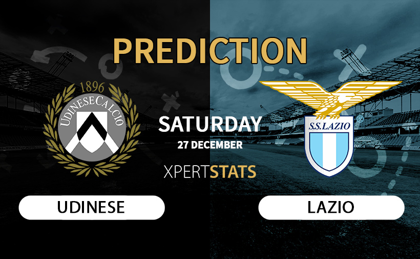 Udinese vs Lazio Prediction Serie A 27.12.2025
