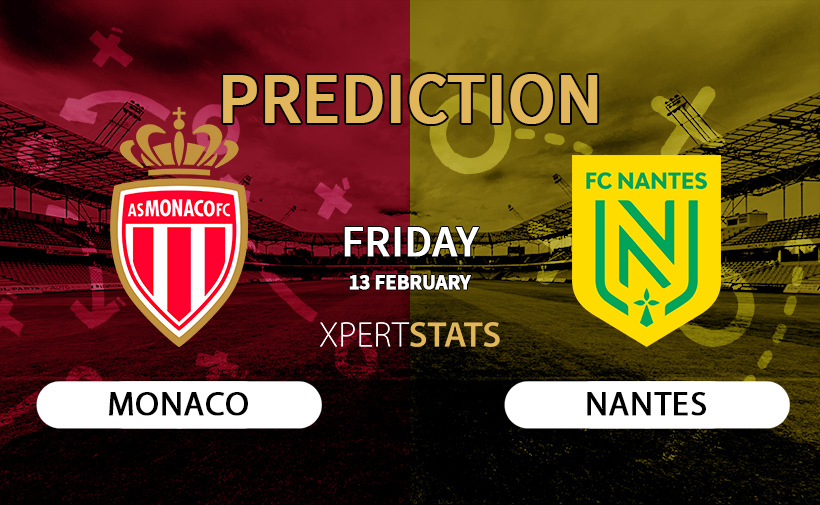 Monaco vs Nantes Prediction, Team News, Lineups, Stats 13.02.2026