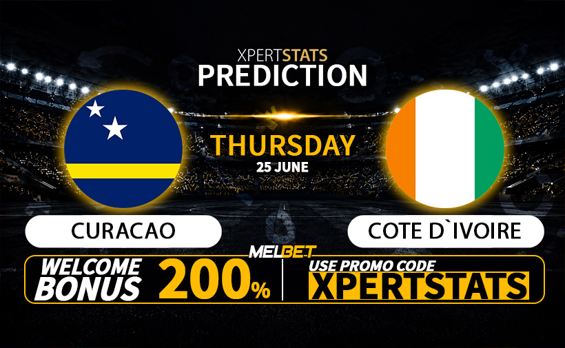 Home 32 Curacao vs Cote D`Ivoire Prediction, Team News, Lineups, Stats 25.06.2026