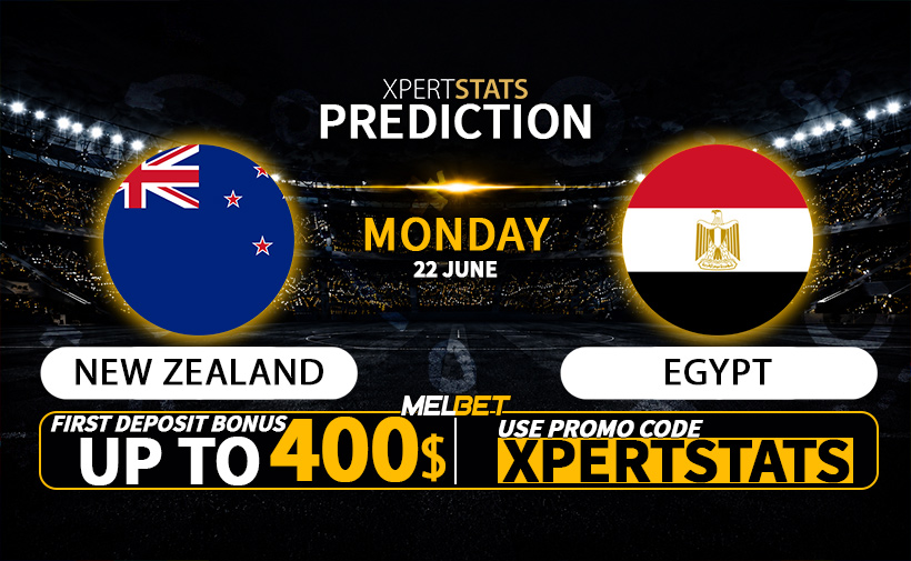 New Zealand vs Egypt Prediction, Team News, Lineups, Stats 22.06.2026