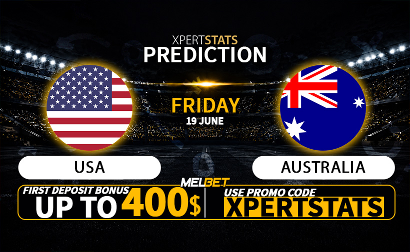 Home 31 USA vs Australia Prediction, Team News, Lineups, Stats 19.06.2026