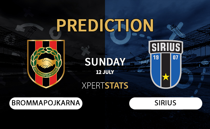 Home 72 Brommapojkarna vs Sirius Prediction, Team News, Lineups, Stats 12.07.2026