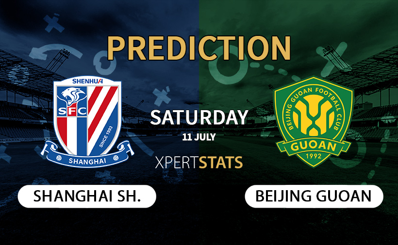 Home 23 Shanghai Shenhua vs Beijing Guoan Prediction, Team News, Lineups, Stats 11.07.2026